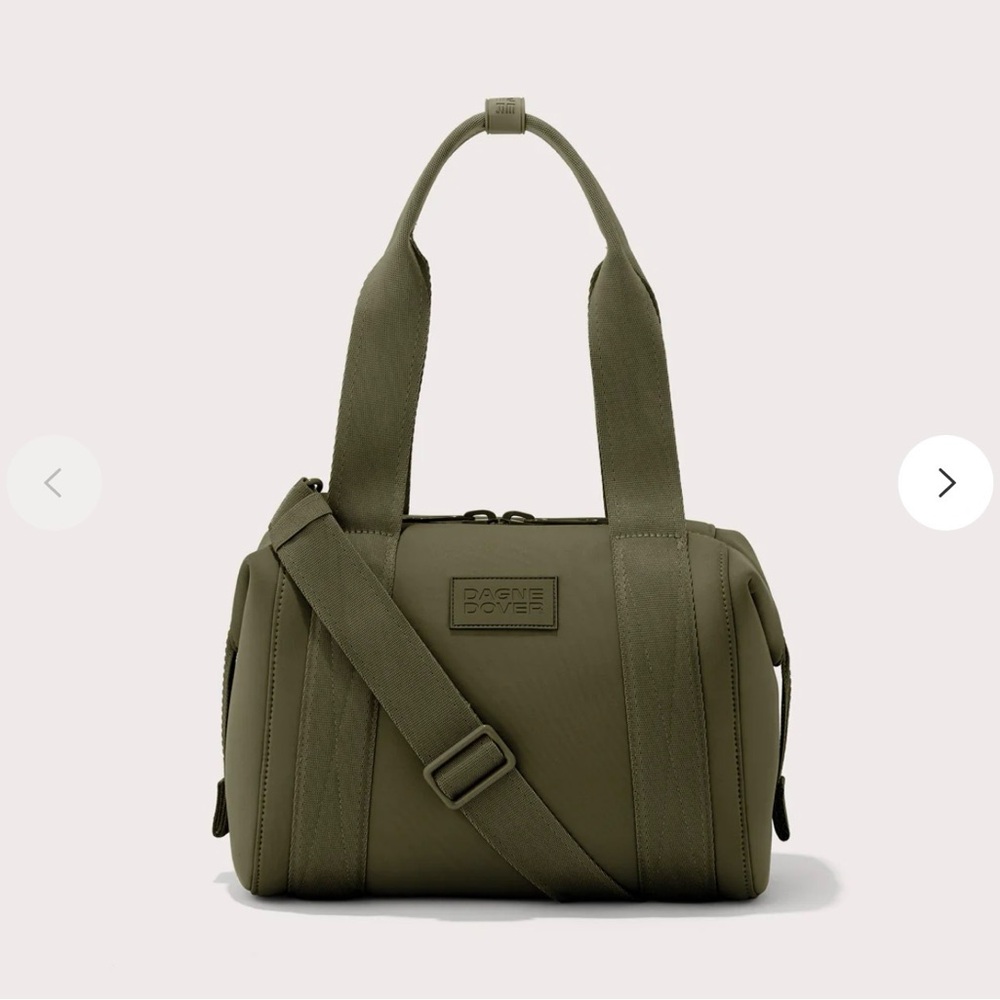 Dagne Dover Small Carryall Bag in color Dark Moss
